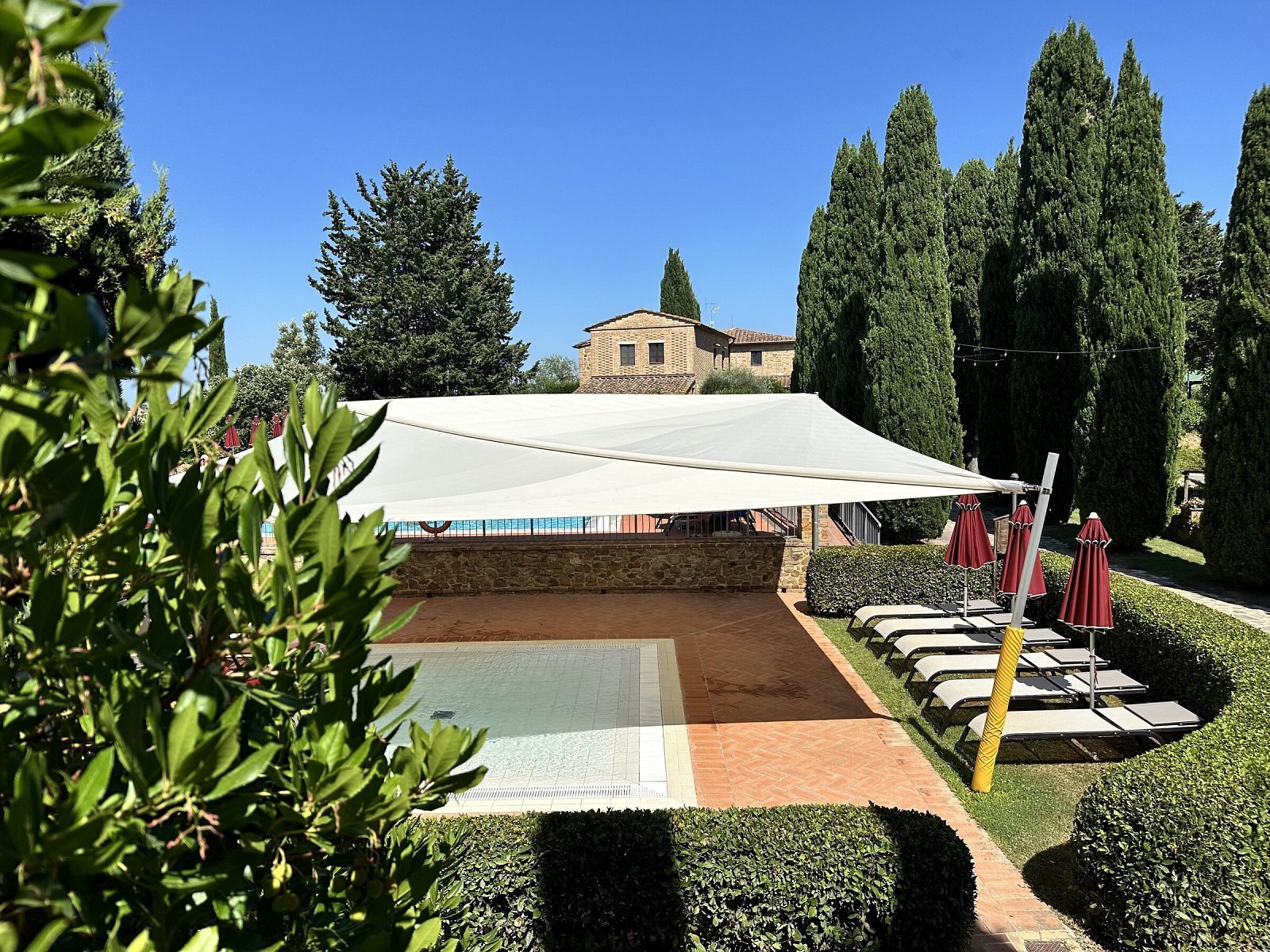 Hapimag Resort Tonda, Montaione: la vela tra i cipressi, sopra la piscina dei bambini