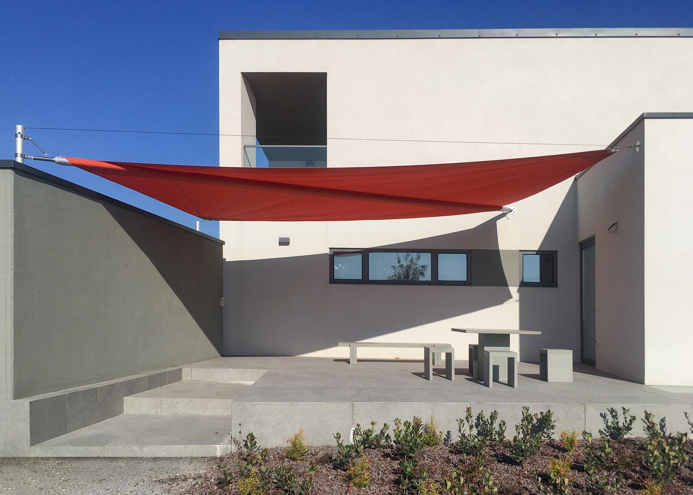 Vela avvolgibile motorizzata Modello C – Casa M1, Lonato del Garda (BS)