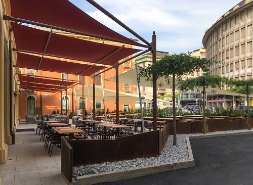 Sistema misto di vele avvolgibili e fisse – Tonazzo, Vicenza
