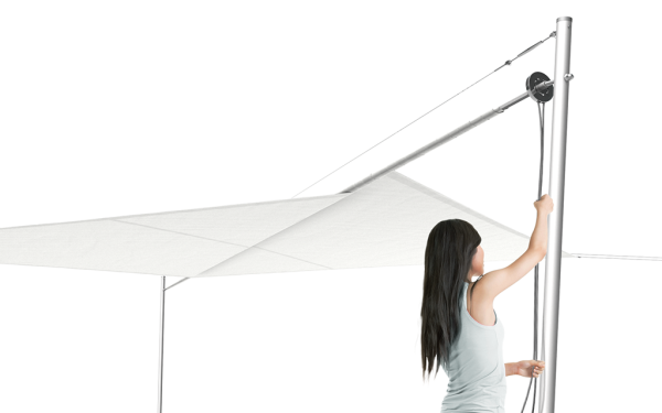 Vela manuale Modello M struttura