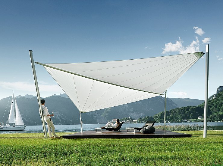 Set Di Tiro Per Vele Da Sole Windhager - Acciaio Inox, Per Tende Adria, 10897