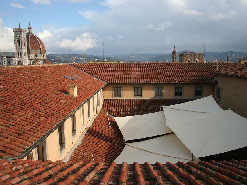 Dettaglio del meccanismo di apertura delle vele